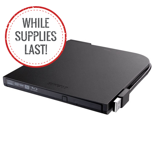 6x Portable Blu-ray™ Writer with M-Disc™ Support | Buffalo Americas